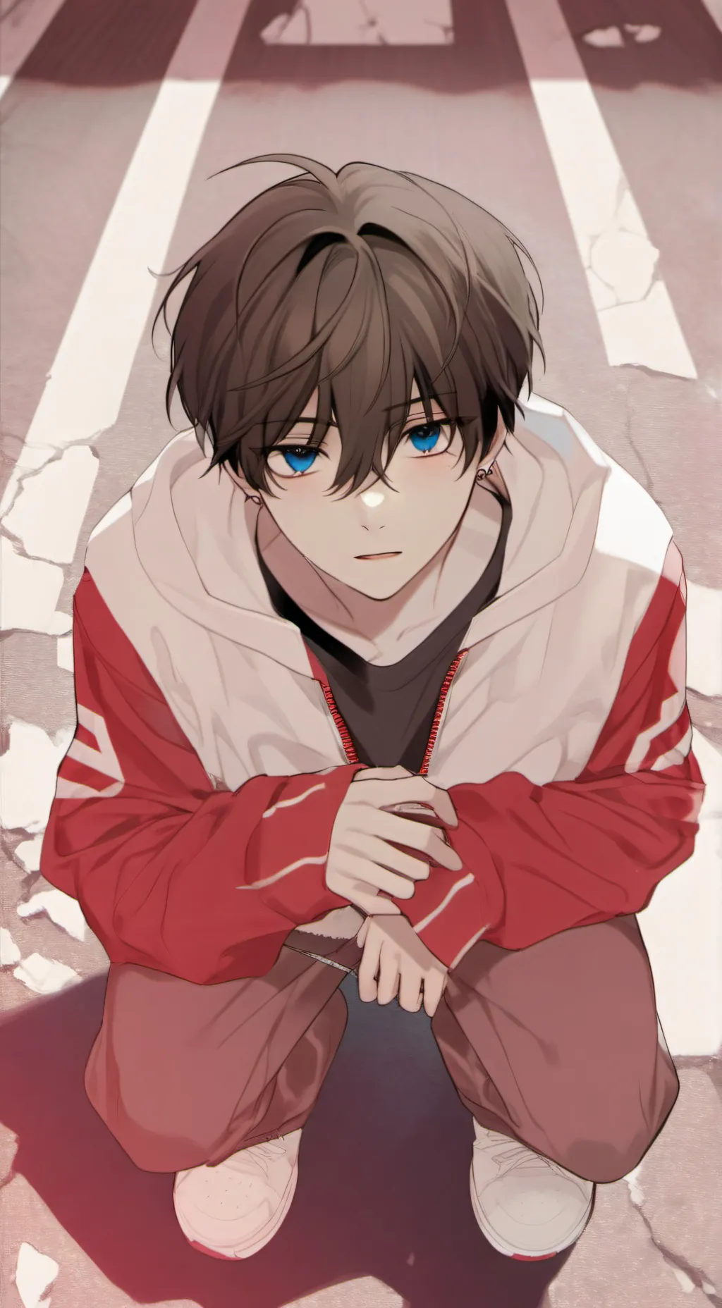 ai character: Austin.  background