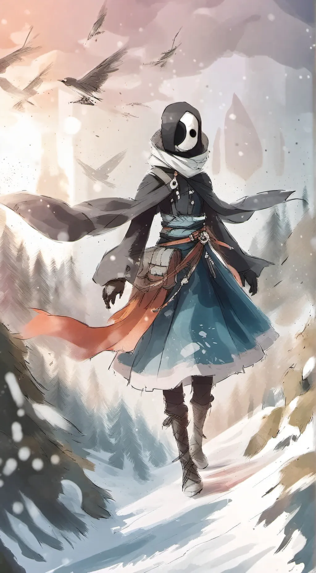 ai character: Blot's arrival background