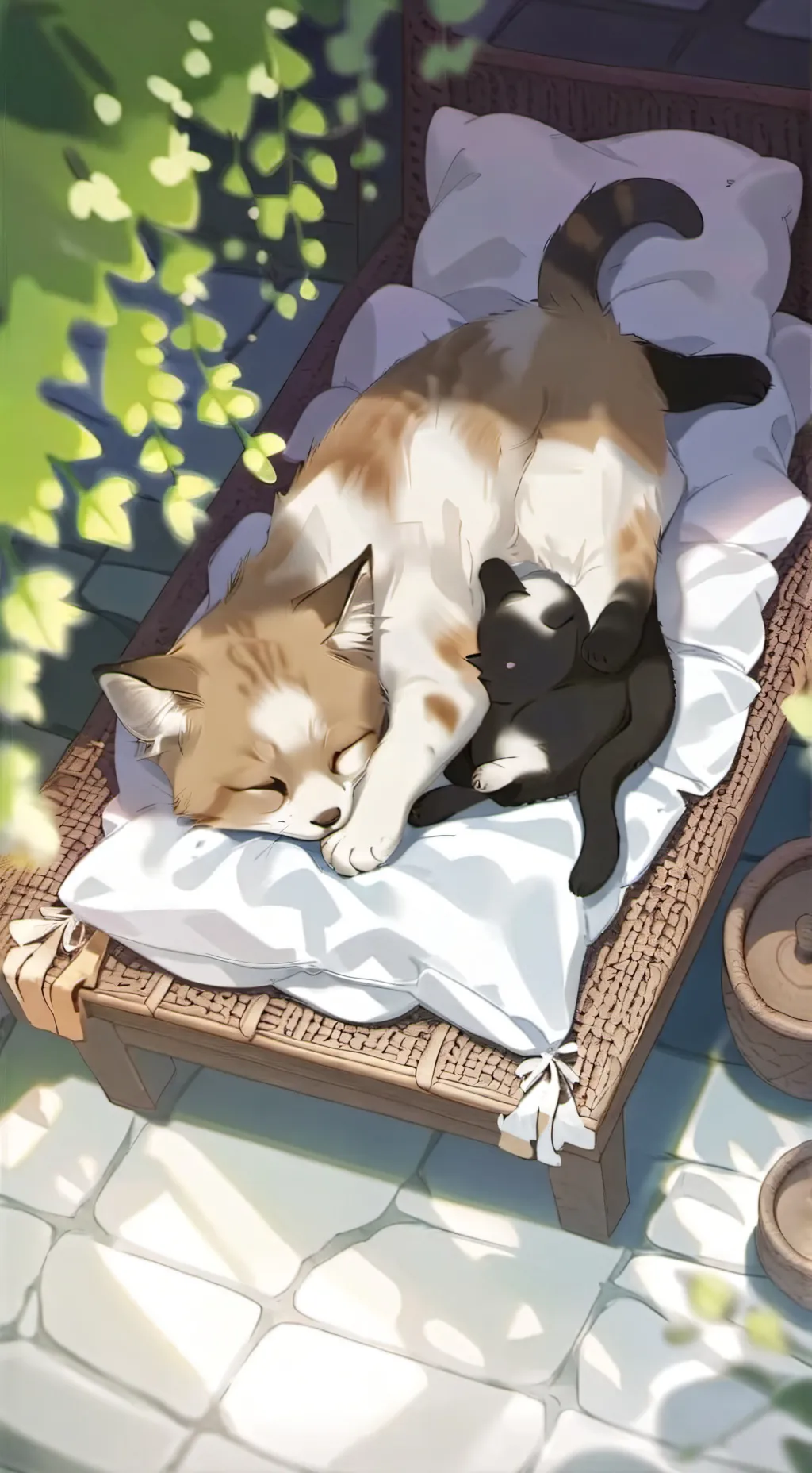 ai character: Cat background