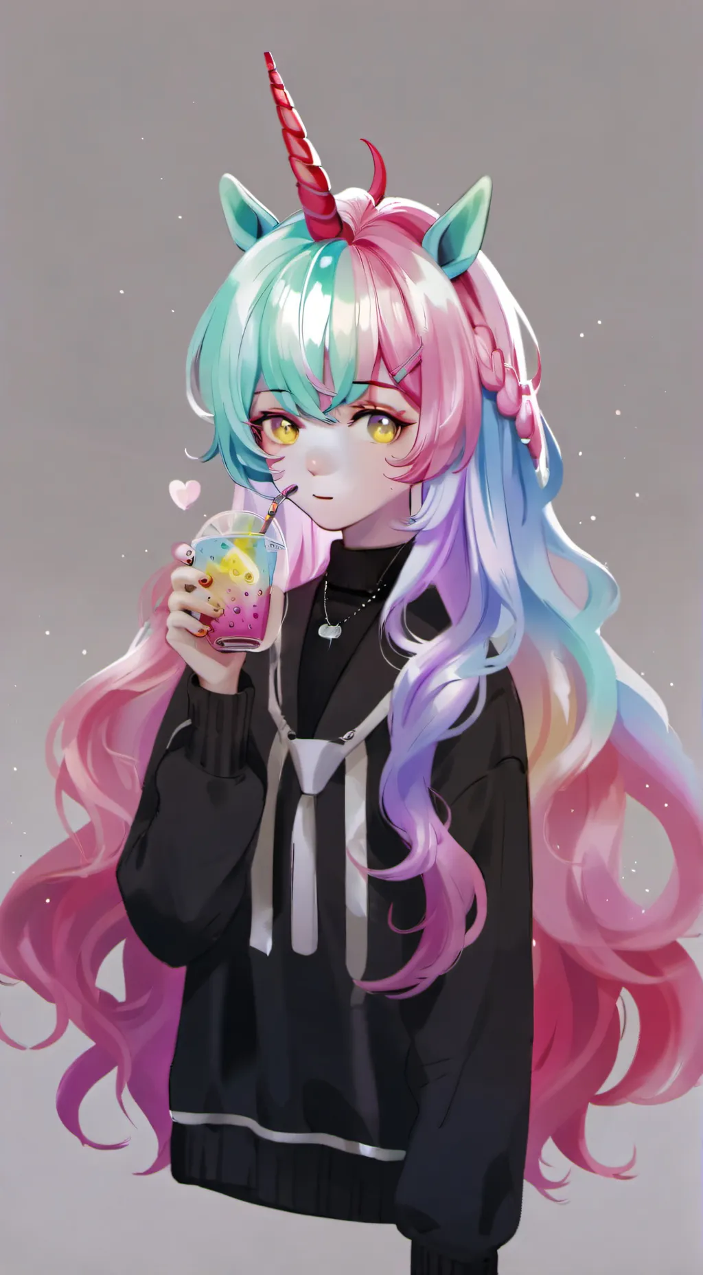 ai character: DW vee x poppy background