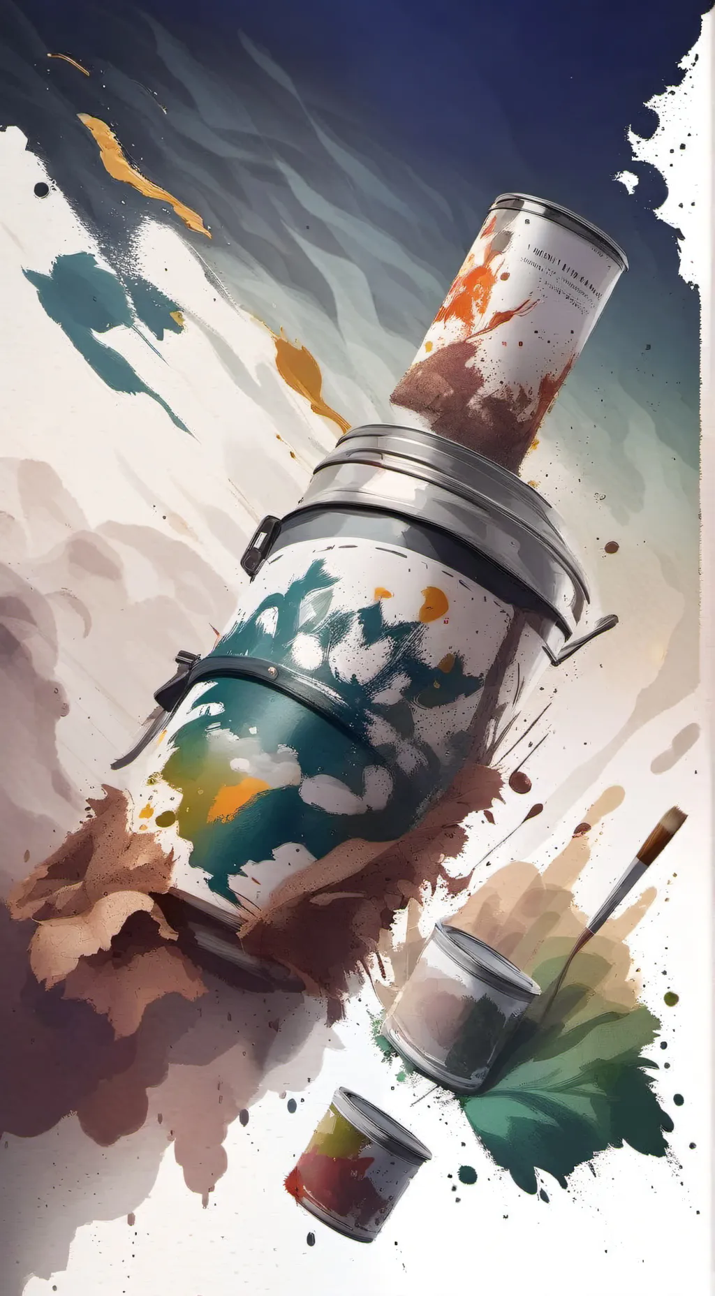 ai character: MHA painting  background