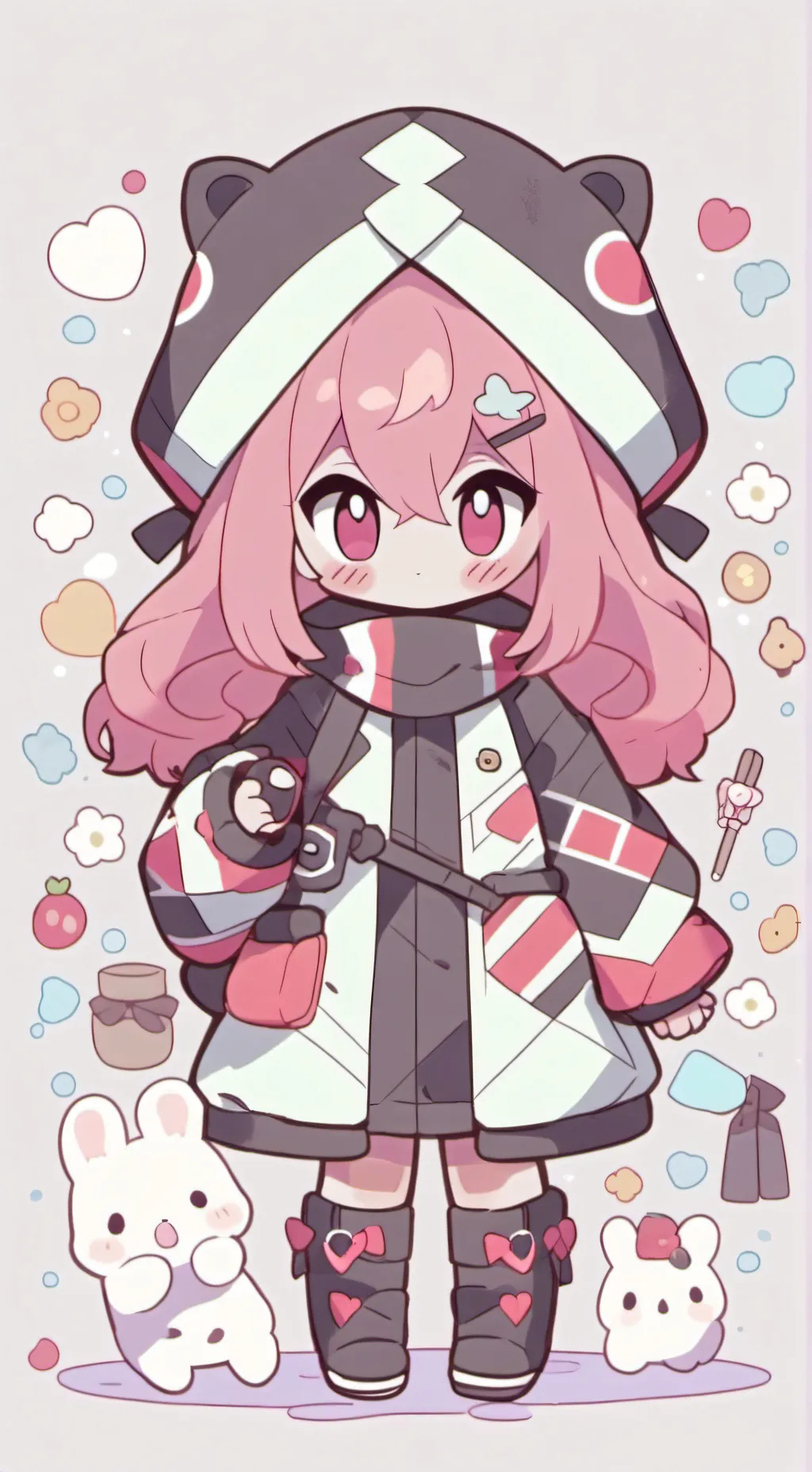 ai character: школьница background