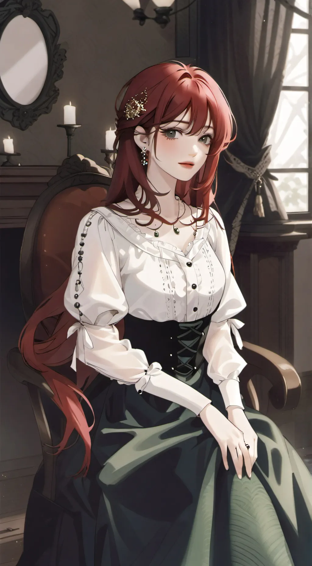 ai character: Amber Ambessa background