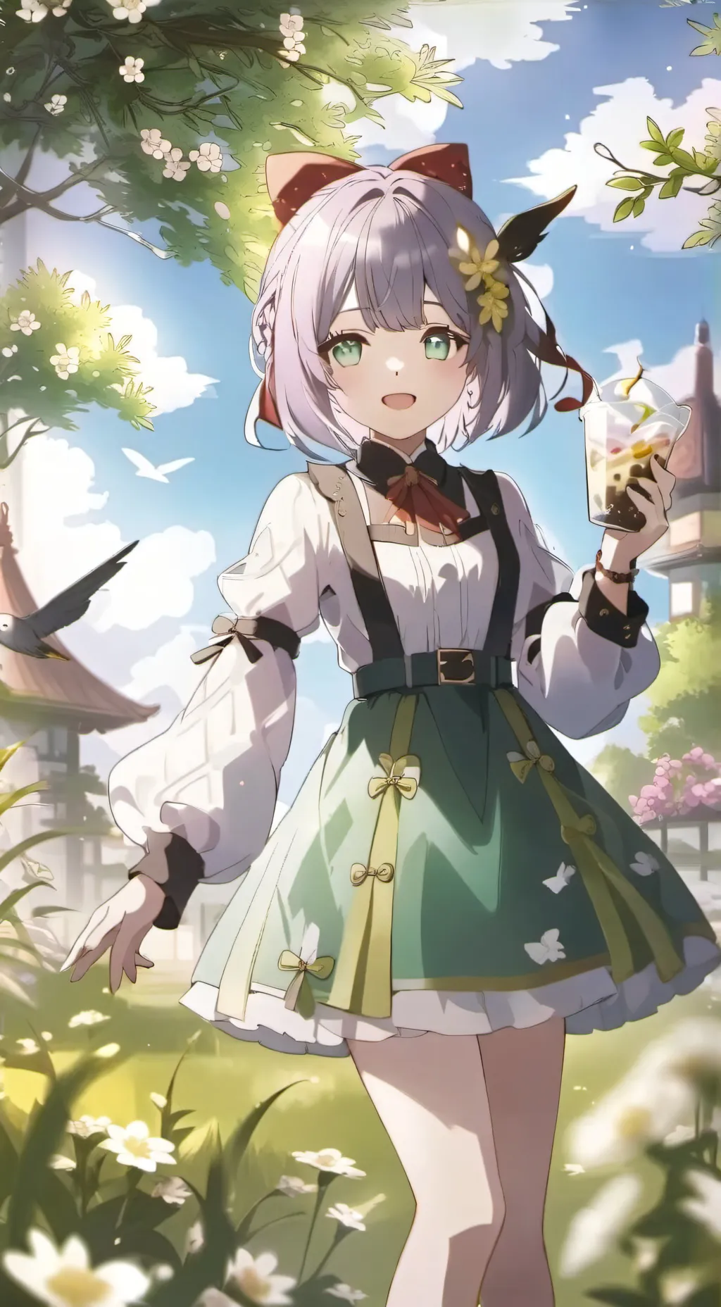 ai character: vee background