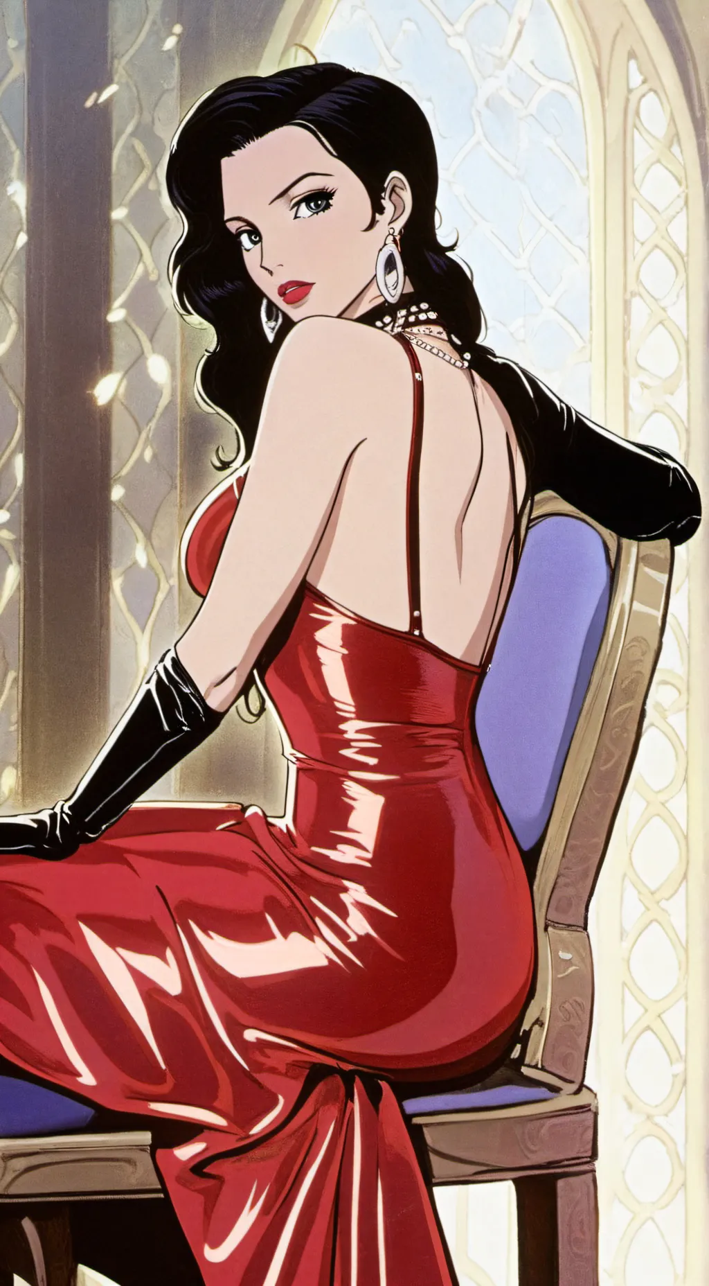 ai character: Evelyn Washira background