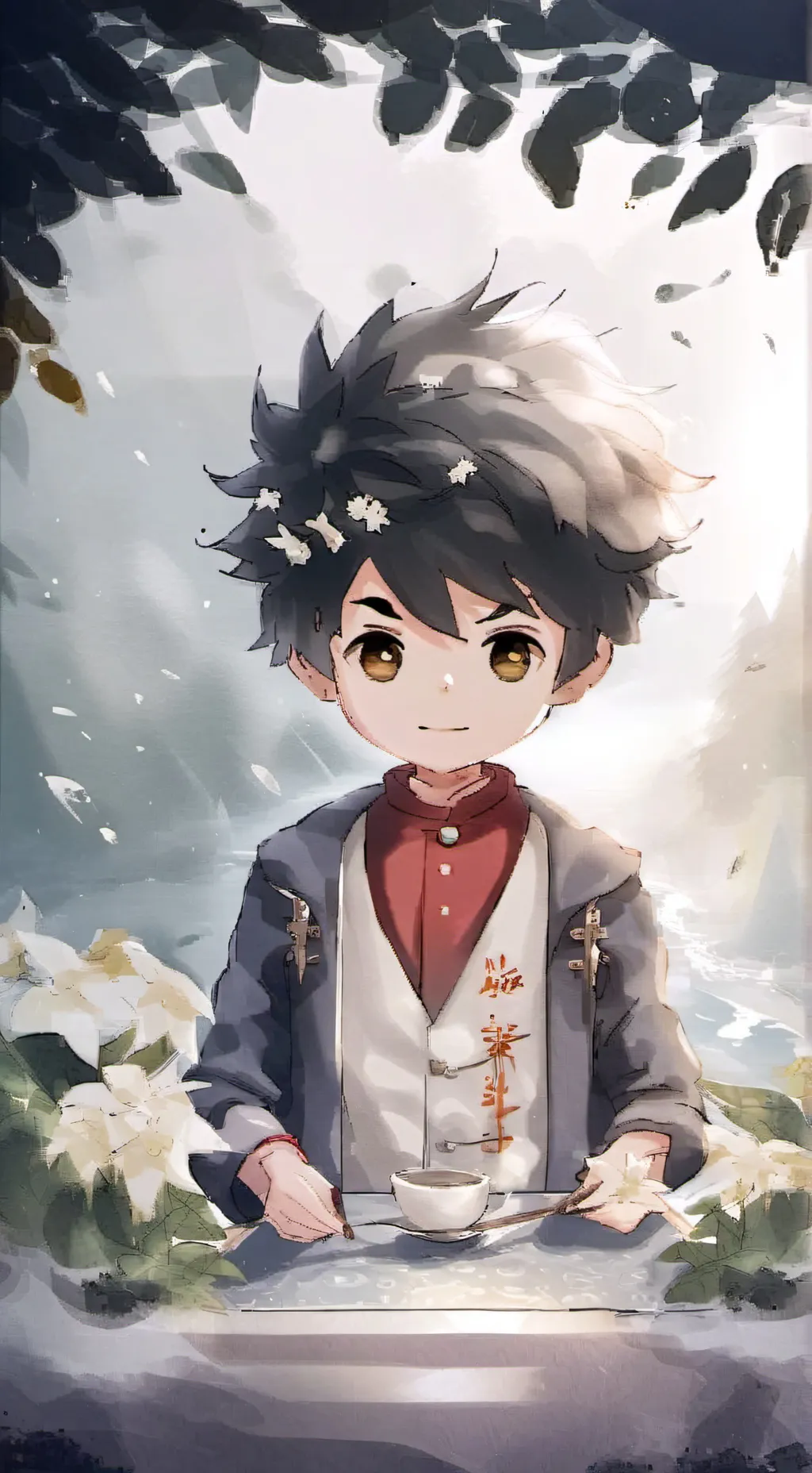 ai character: mha background