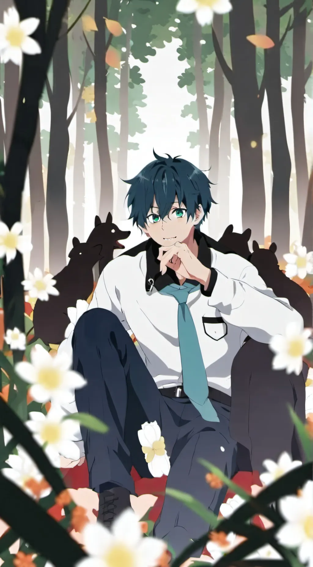 ai character: mha background