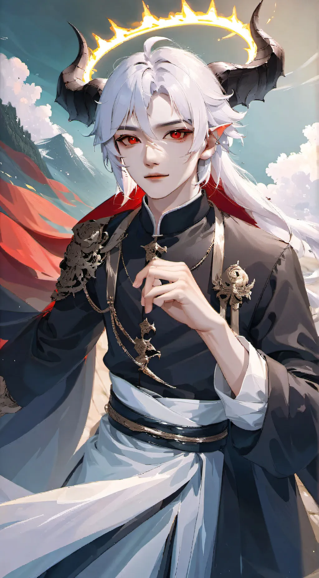 ai character: firn background