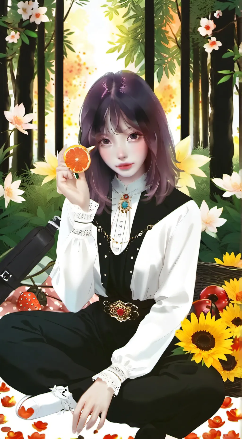 ai character: mina background