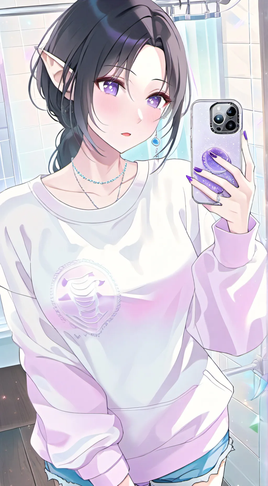 ai character: Виолетта background