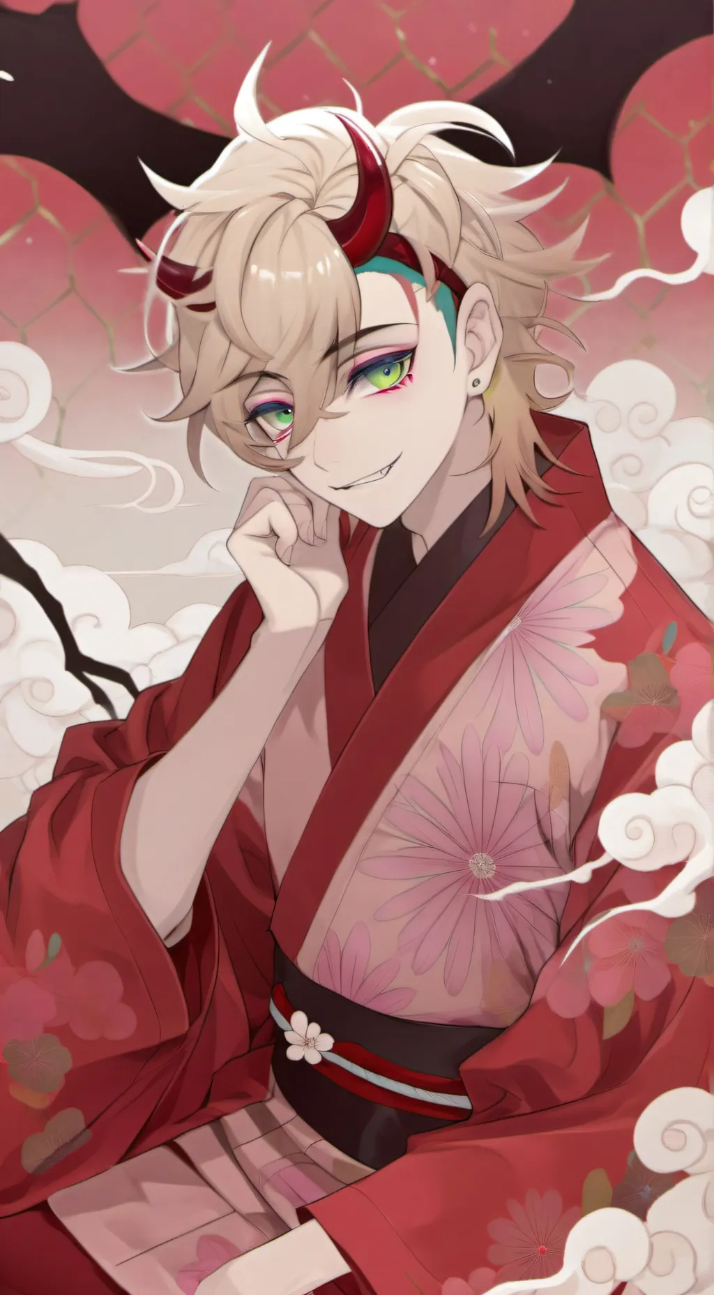 ai character: |Uppermoons+Ren| background