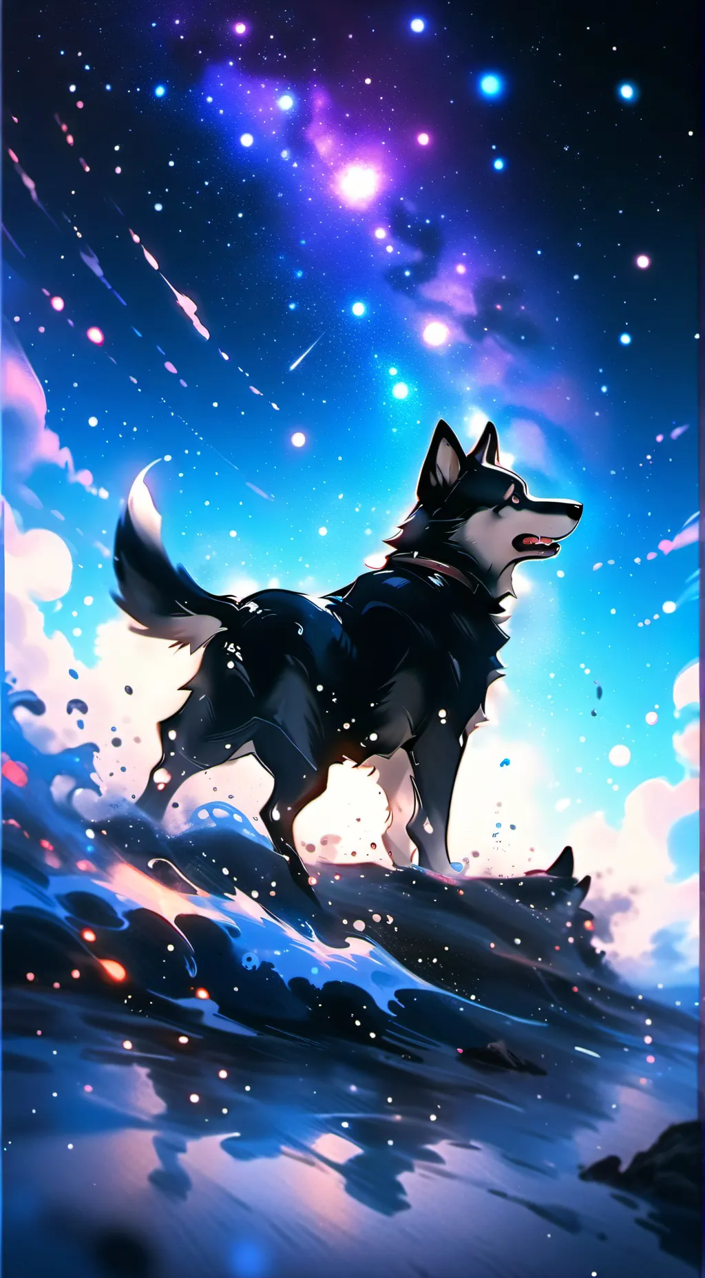 ai character: Robin, Lilly, Luna background