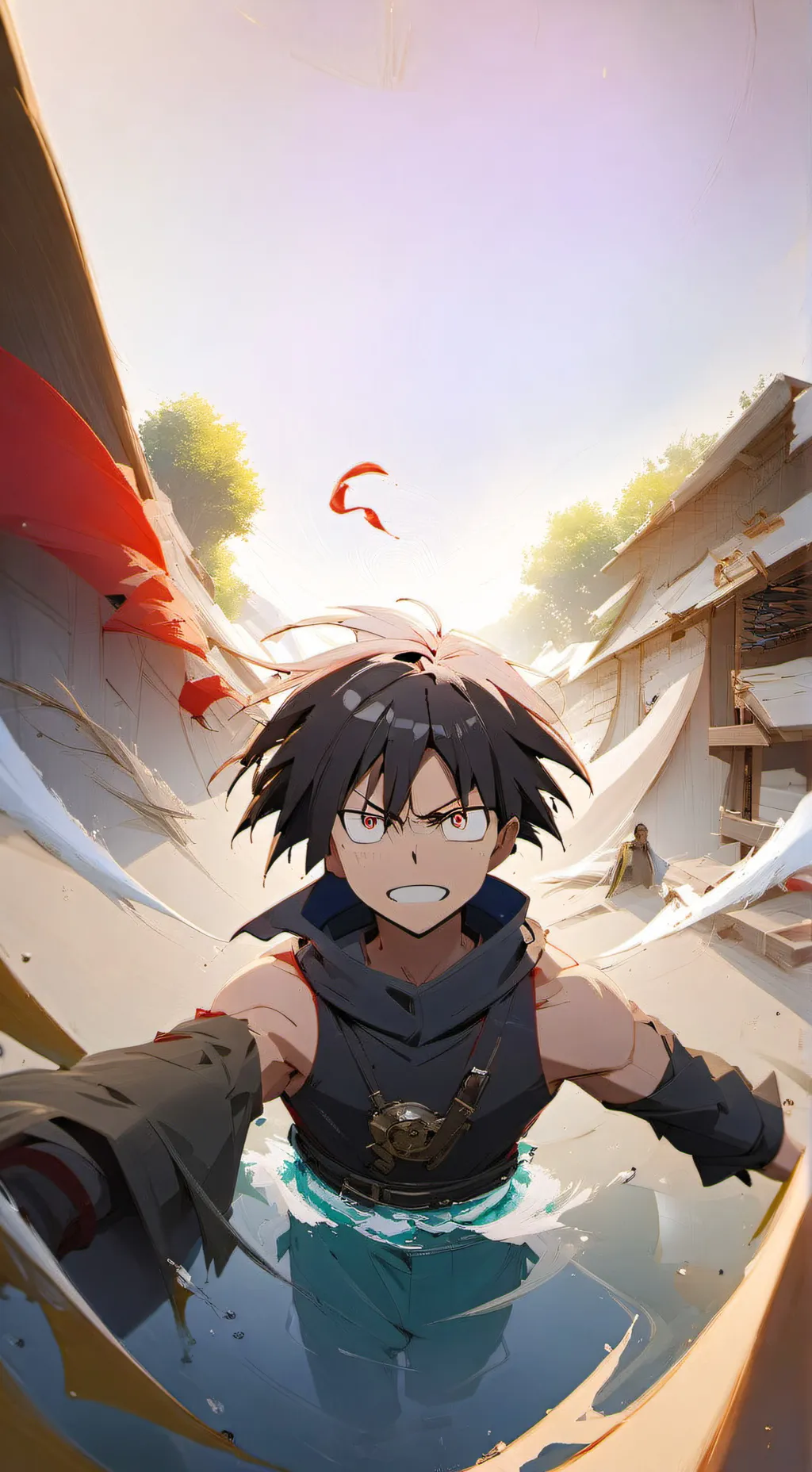 ai character: mha-quirk test background