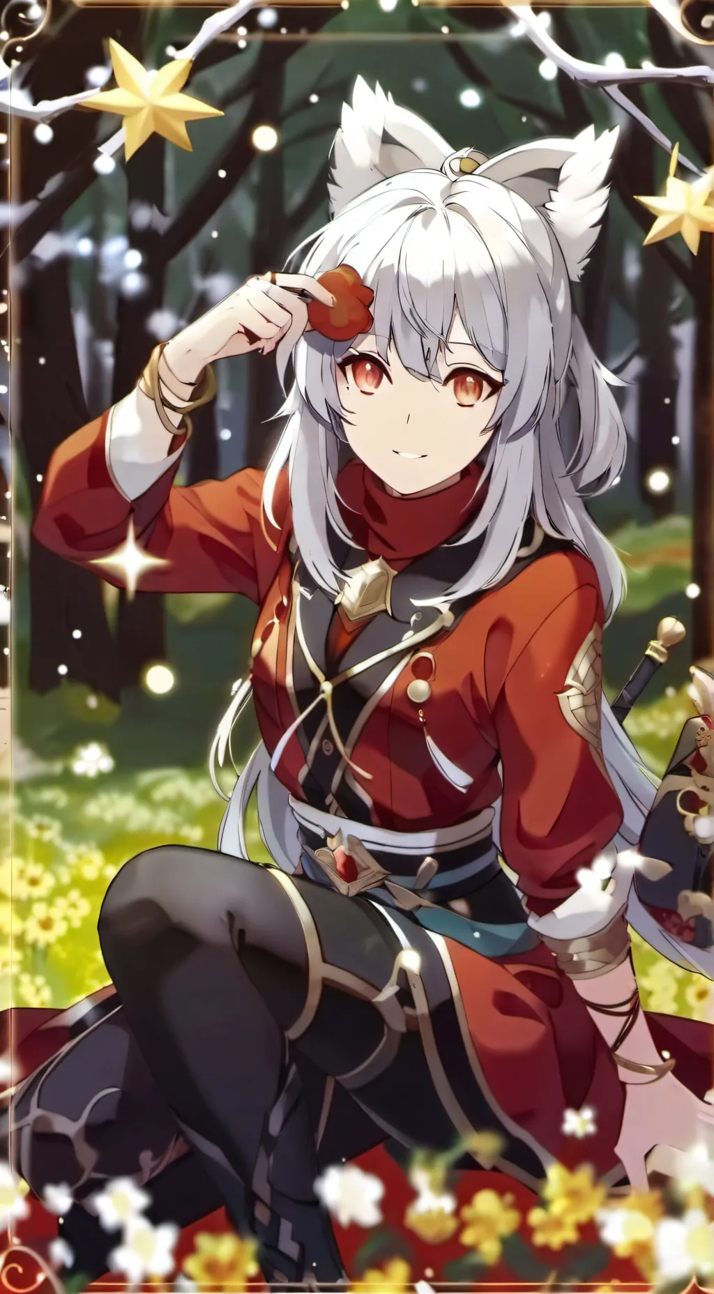 ai character: luz background