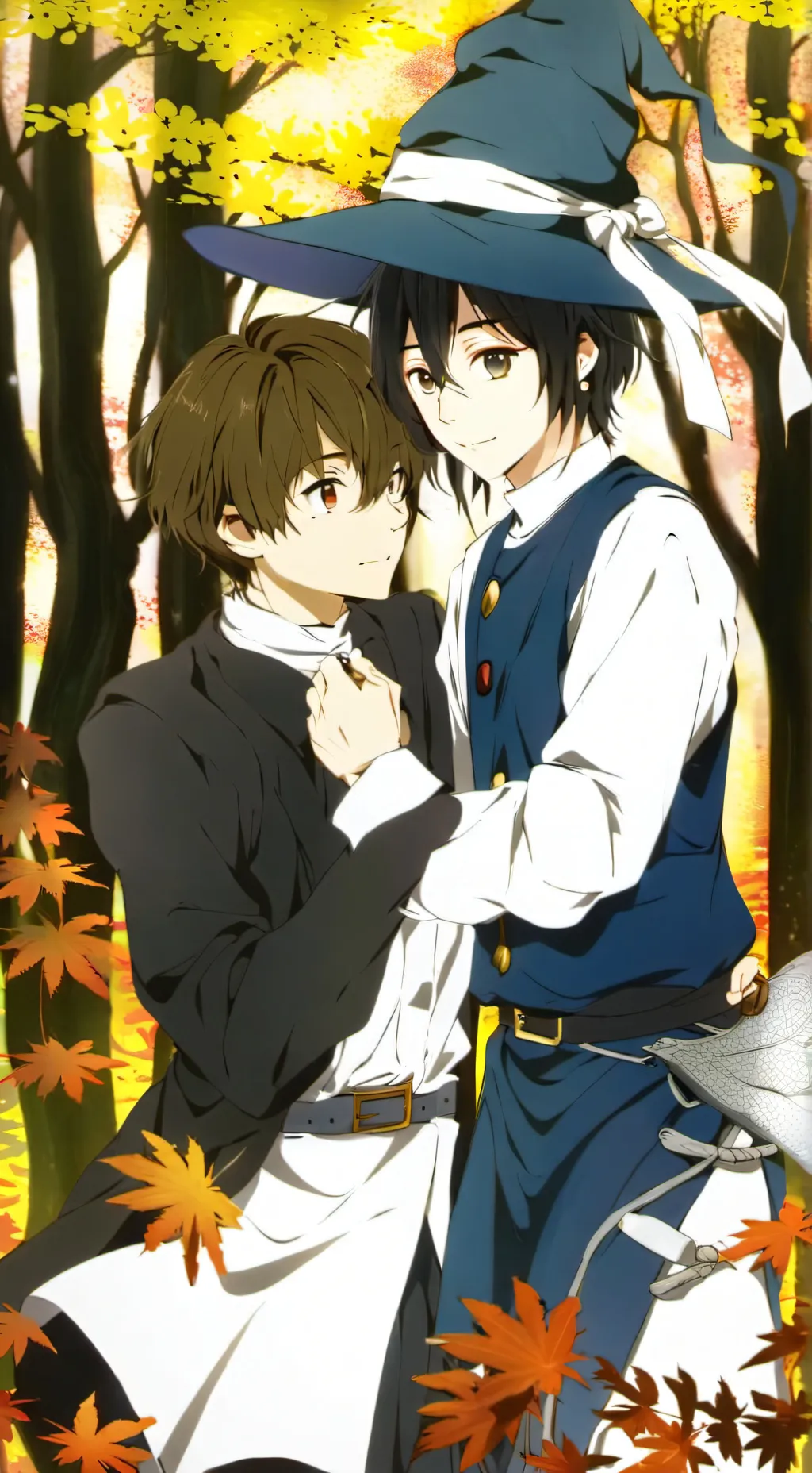 ai character: azure x two time background