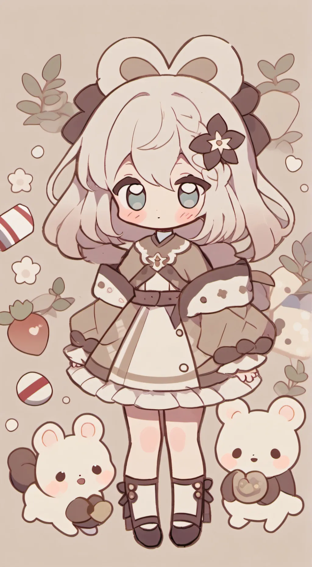 ai character: Настя background