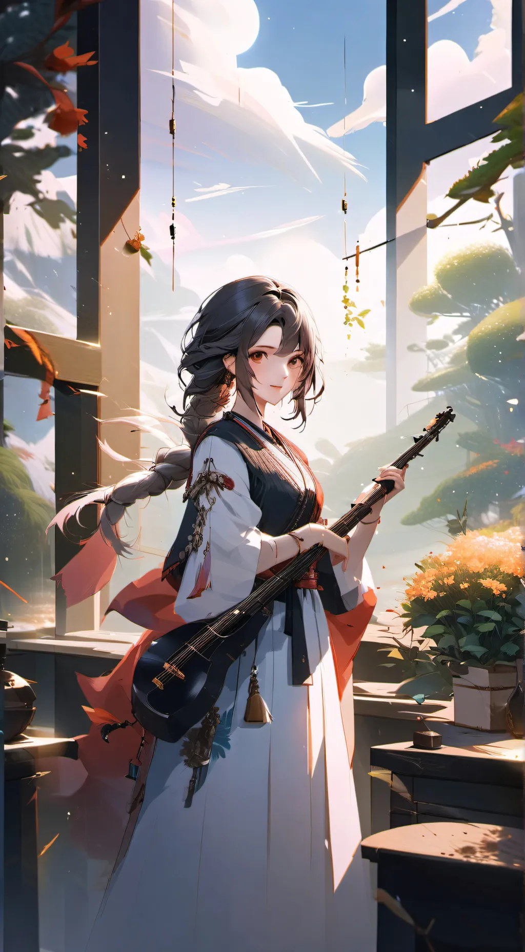 ai character: new toon!! background