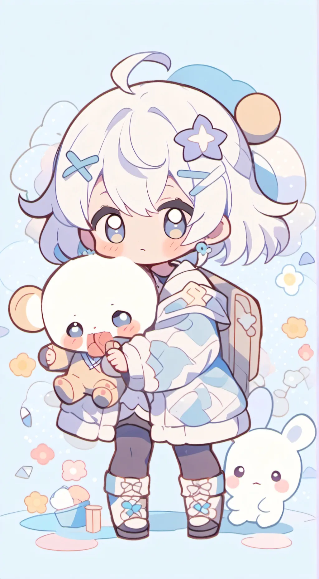 ai character: tu y tu hermanita background