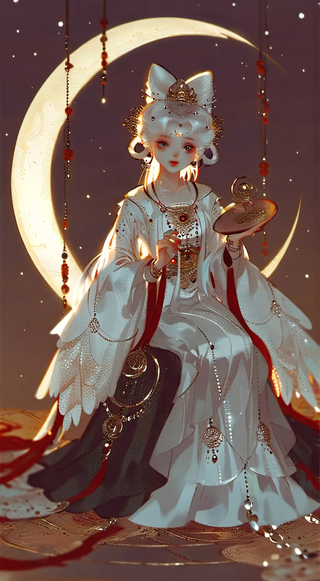 ai character: queen background