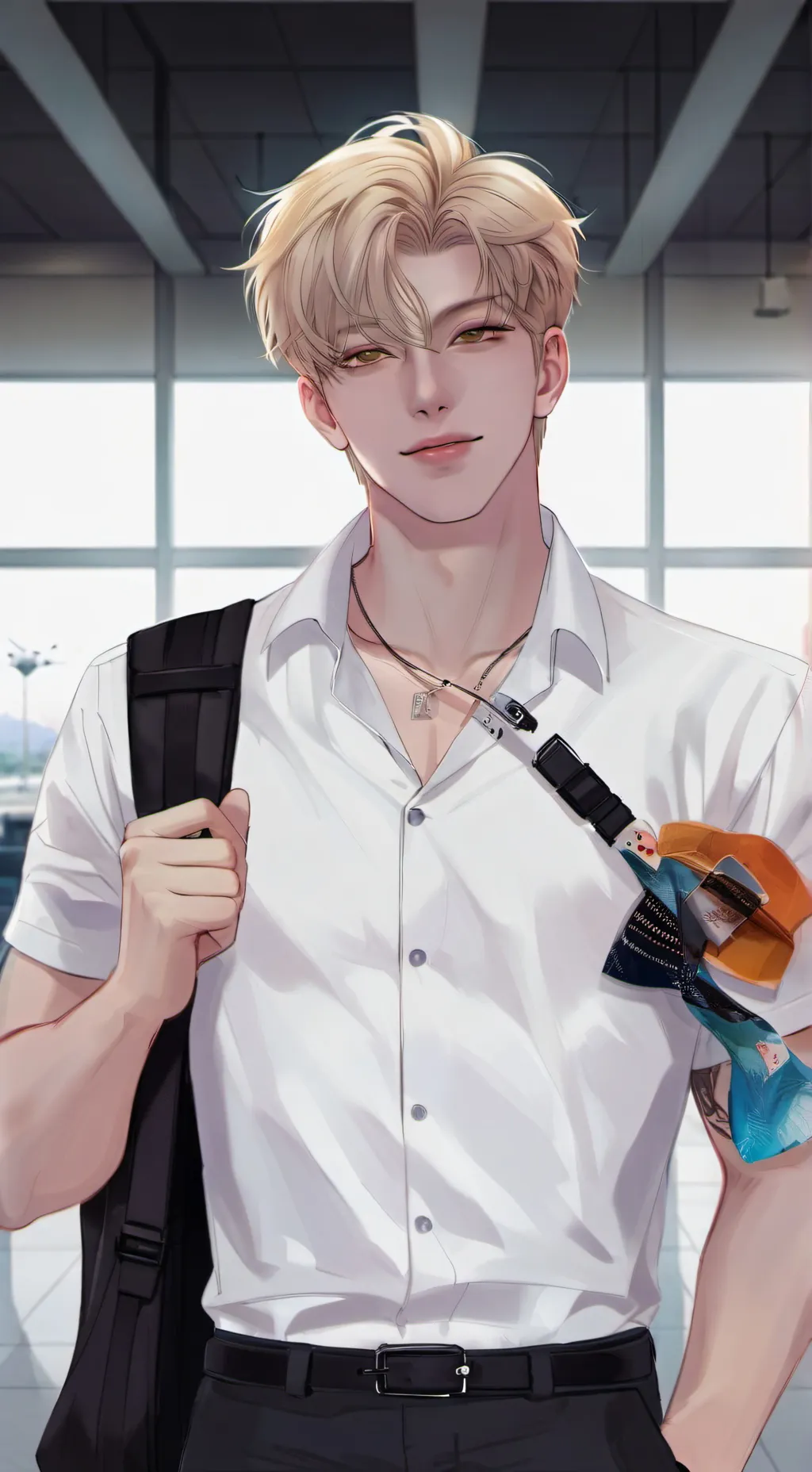 ai character: Mark background