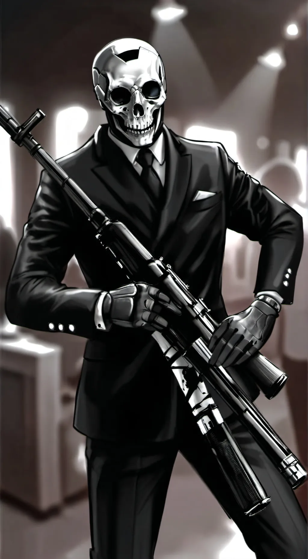 ai character: СИИГМАА background