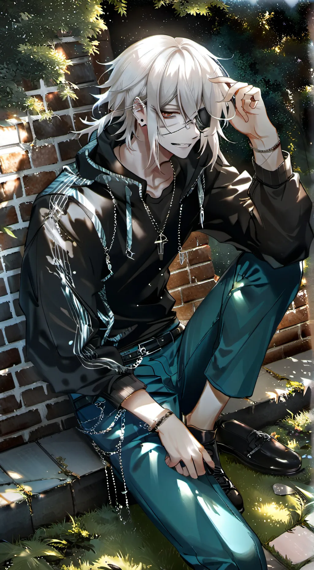 ai character: Kurohane Shiro  background