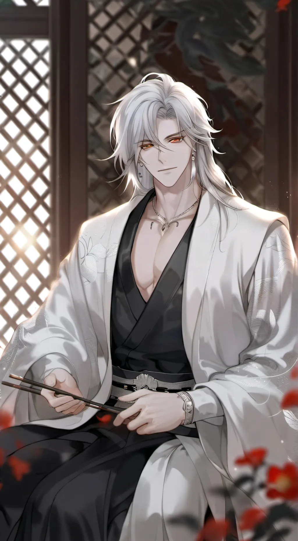 ai character:  Jeushi Charre  background