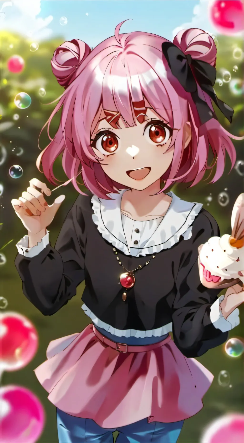 ai character: Girl Joins Vr Chat background