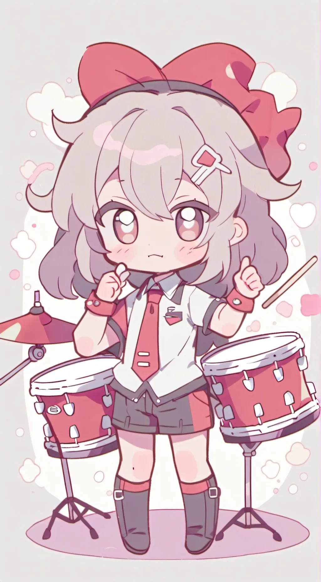 ai character: Macaron Cookie  background