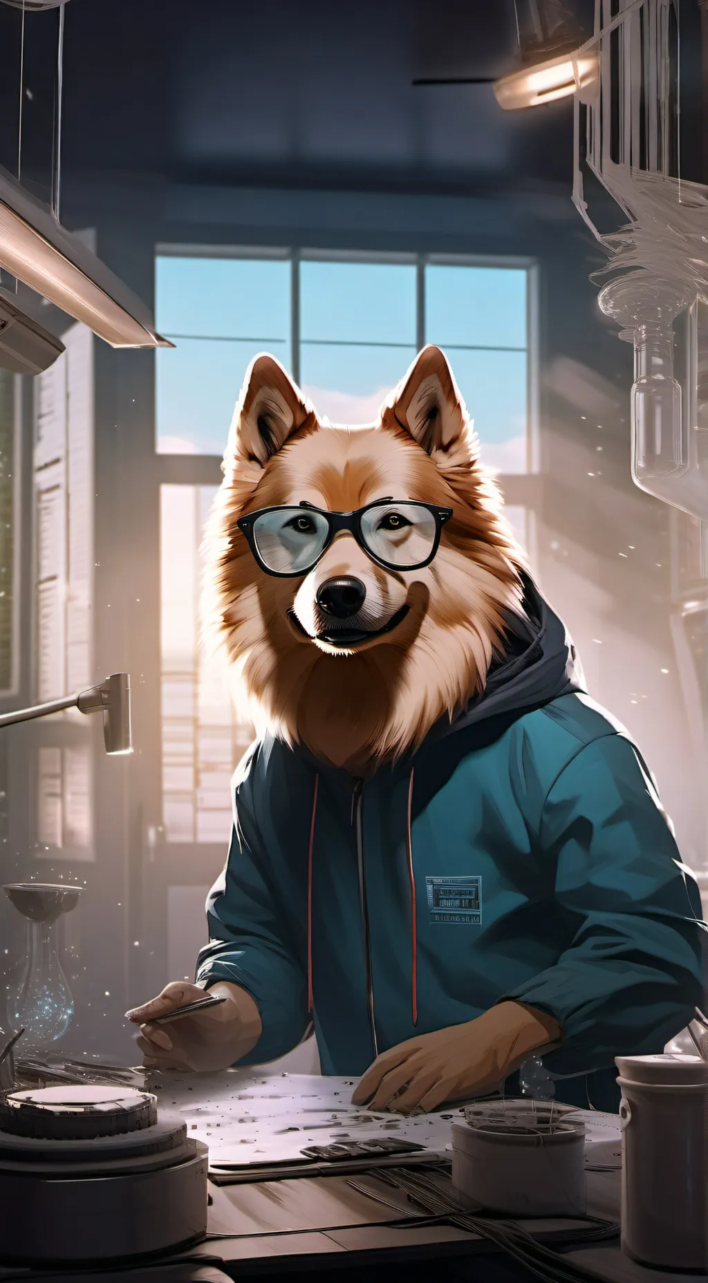 ai character: Prof. DogeMaster background