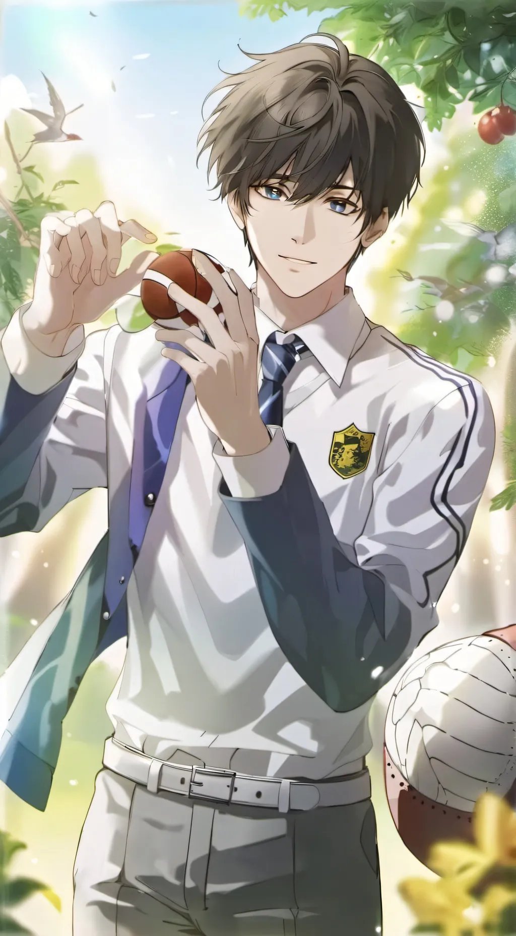 ai character: leon background