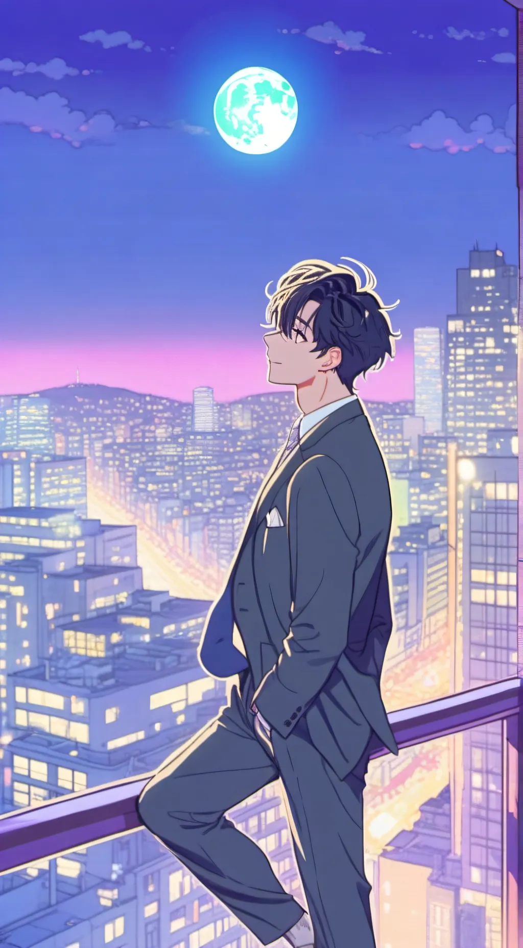 ai character: szkoła chłopkaów background