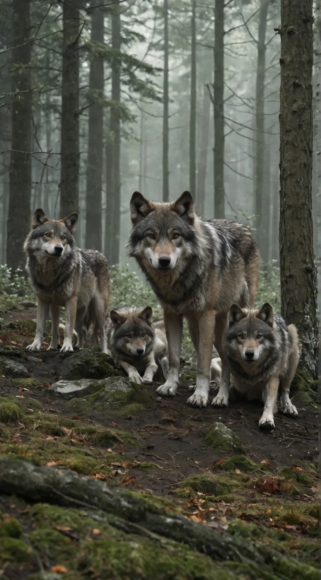 ai character: Wolf pack background