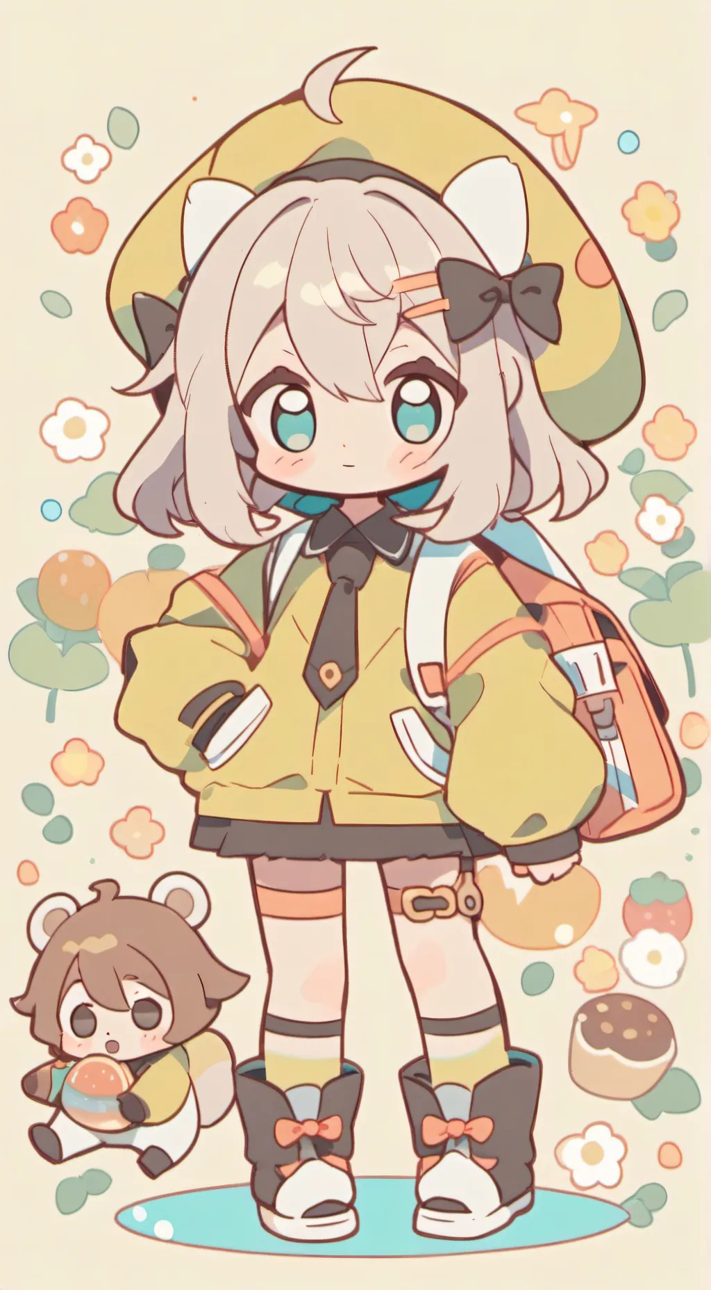 ai character: MHA Denki  background