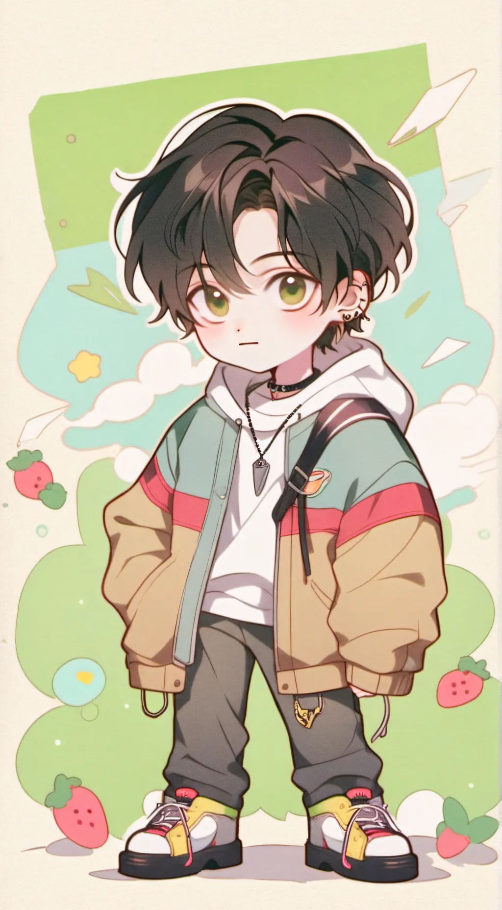 ai character: Stray kids background