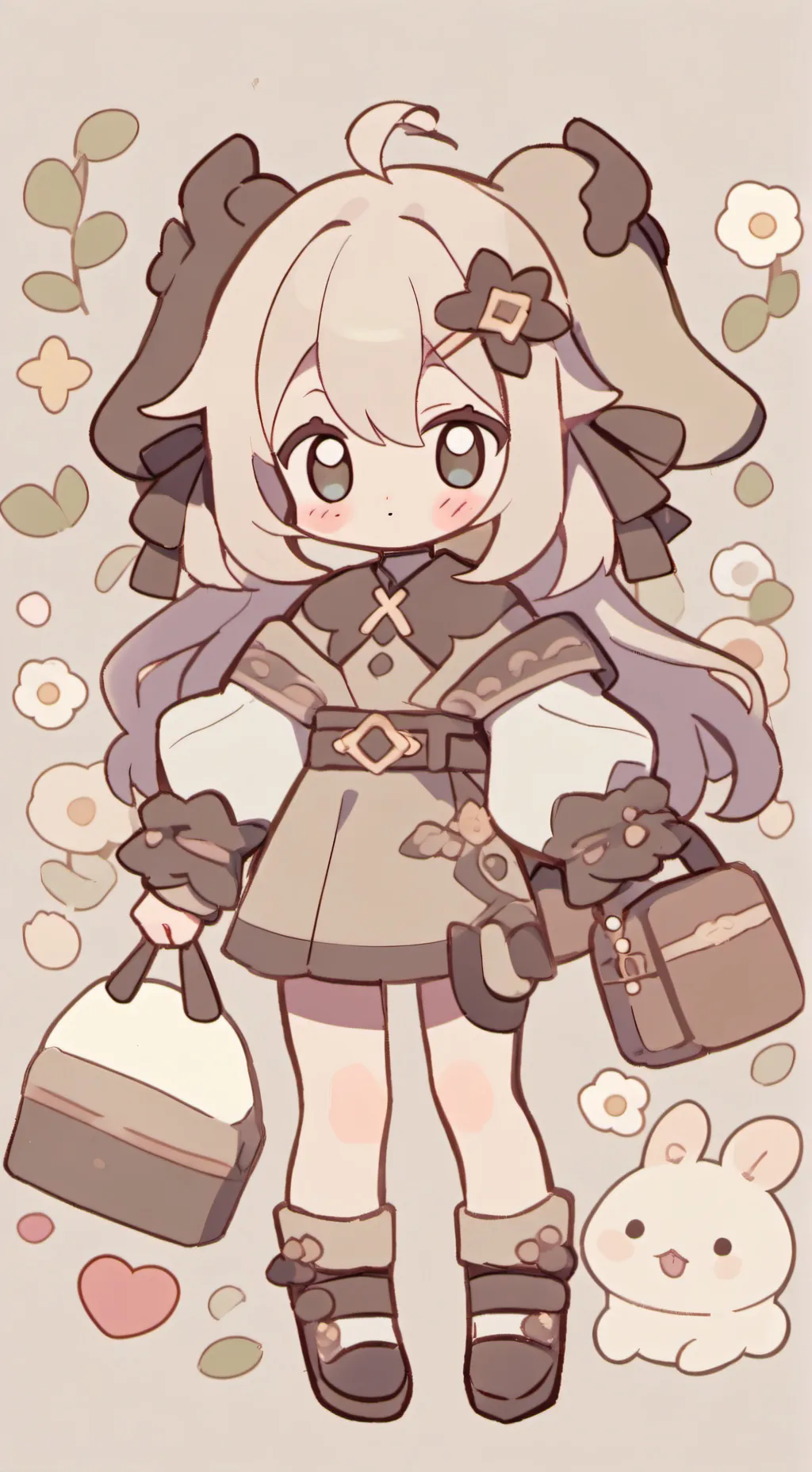 ai character: bebé  background