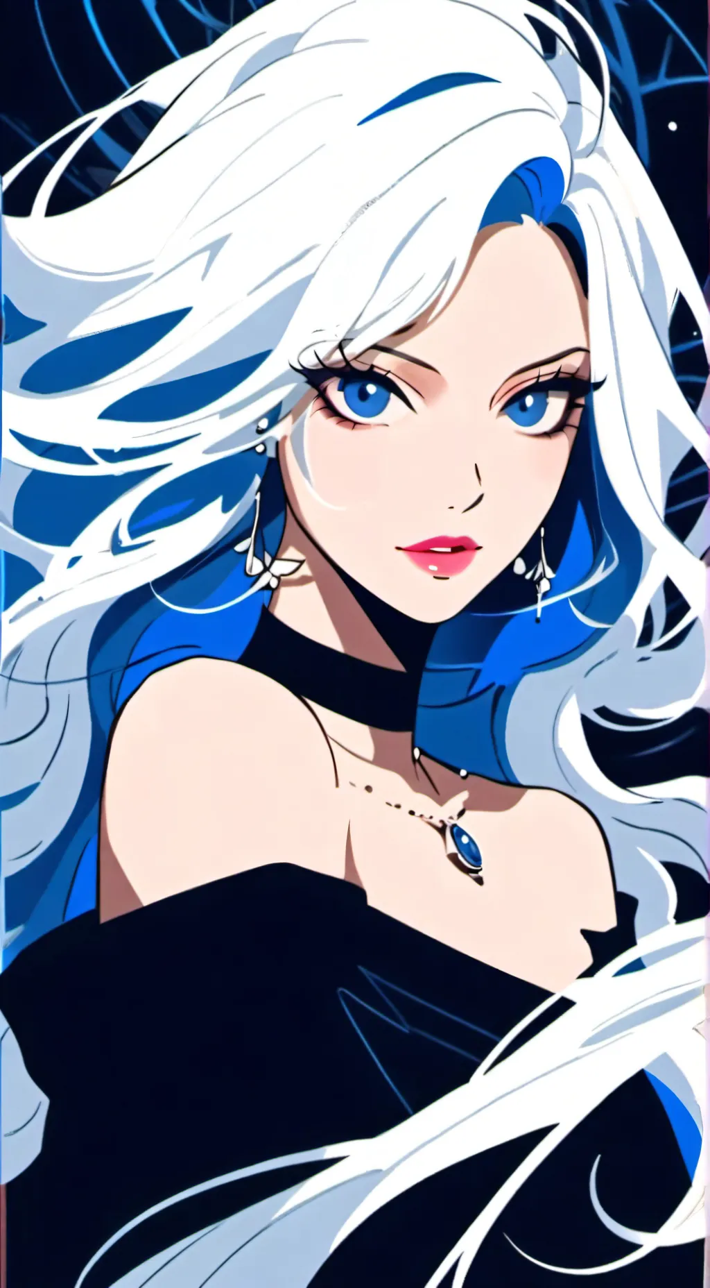 ai character: crystal  background