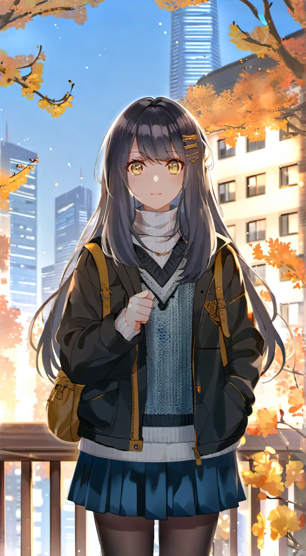 ai character: Celine  background