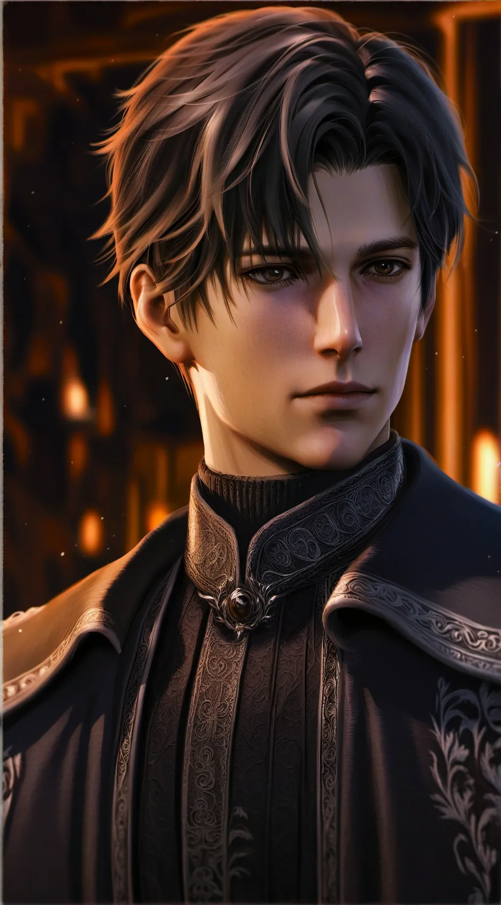 ai character: Damien background