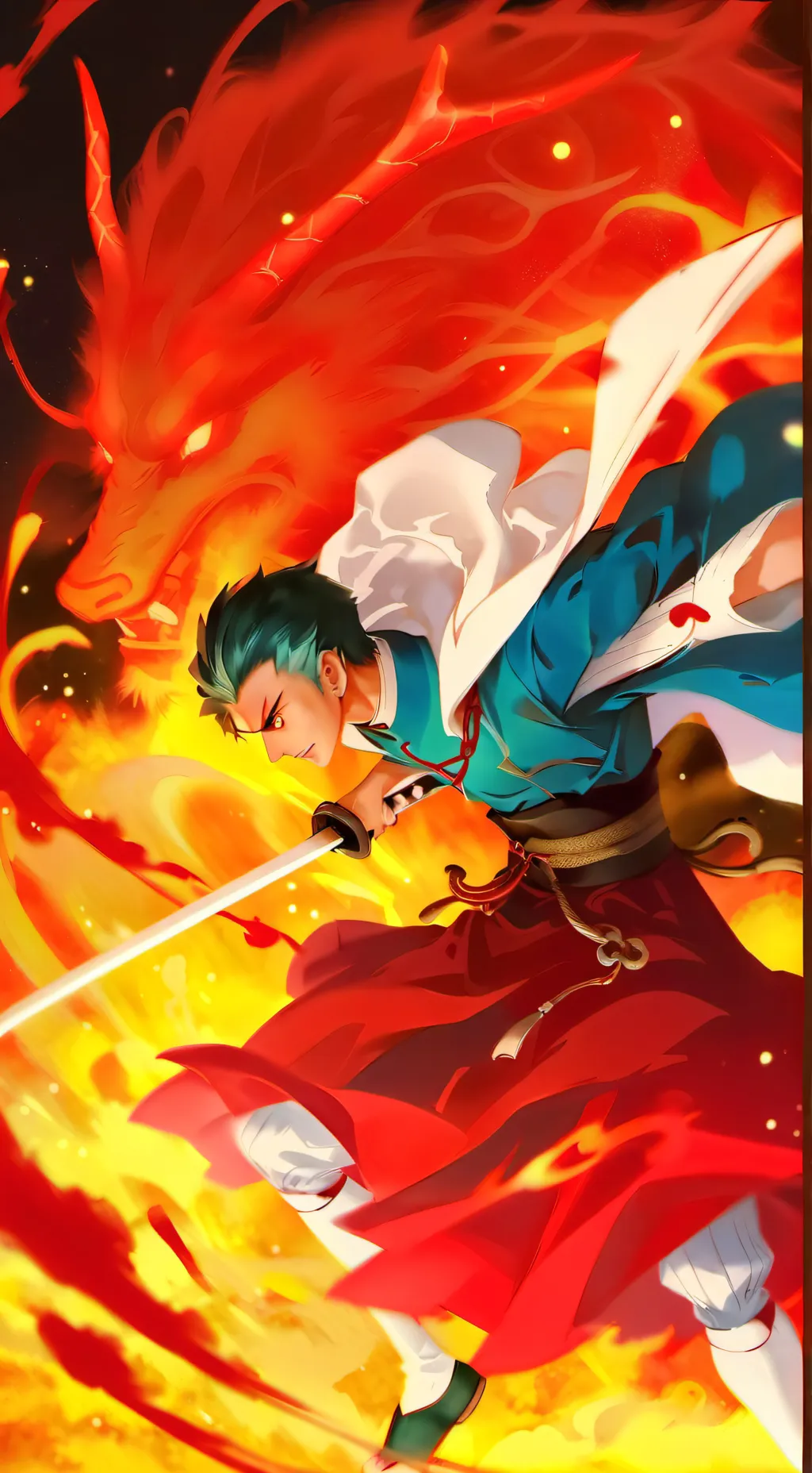 ai character: tanjirovszohakuten background