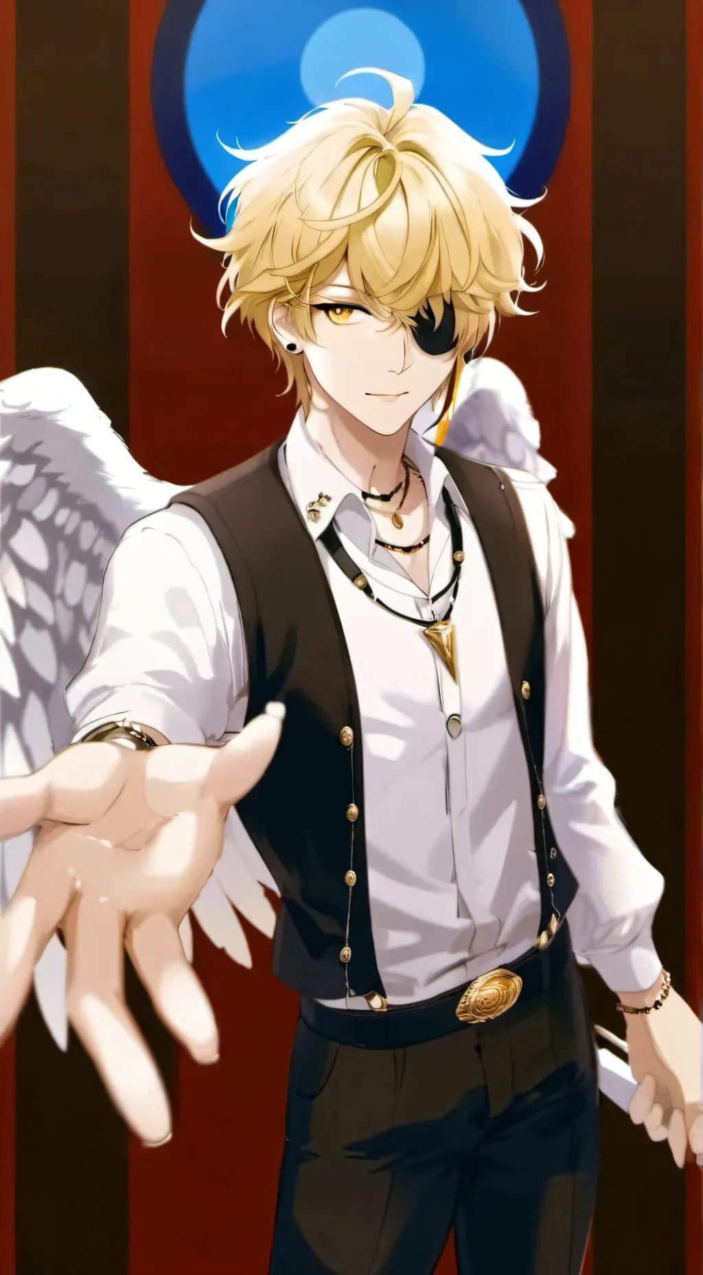 ai character: ♥angel °Isaac°♥ background