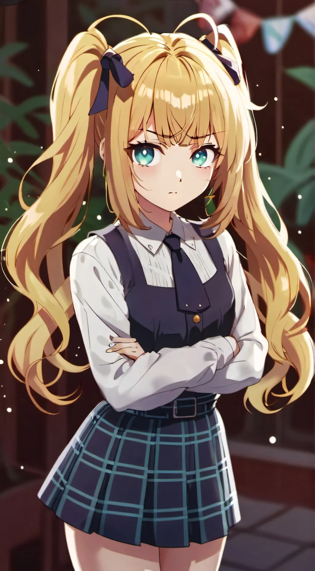 ai character: Оканэ background