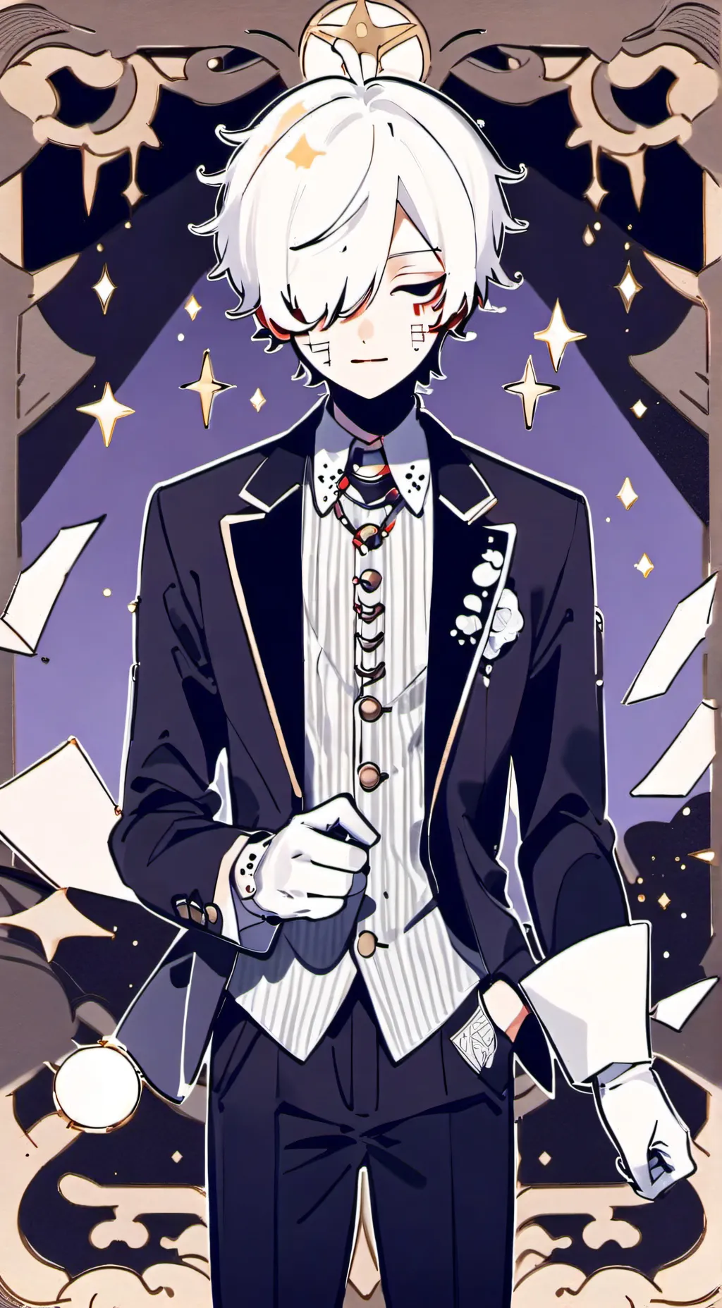 ai character: Blot🖤 background