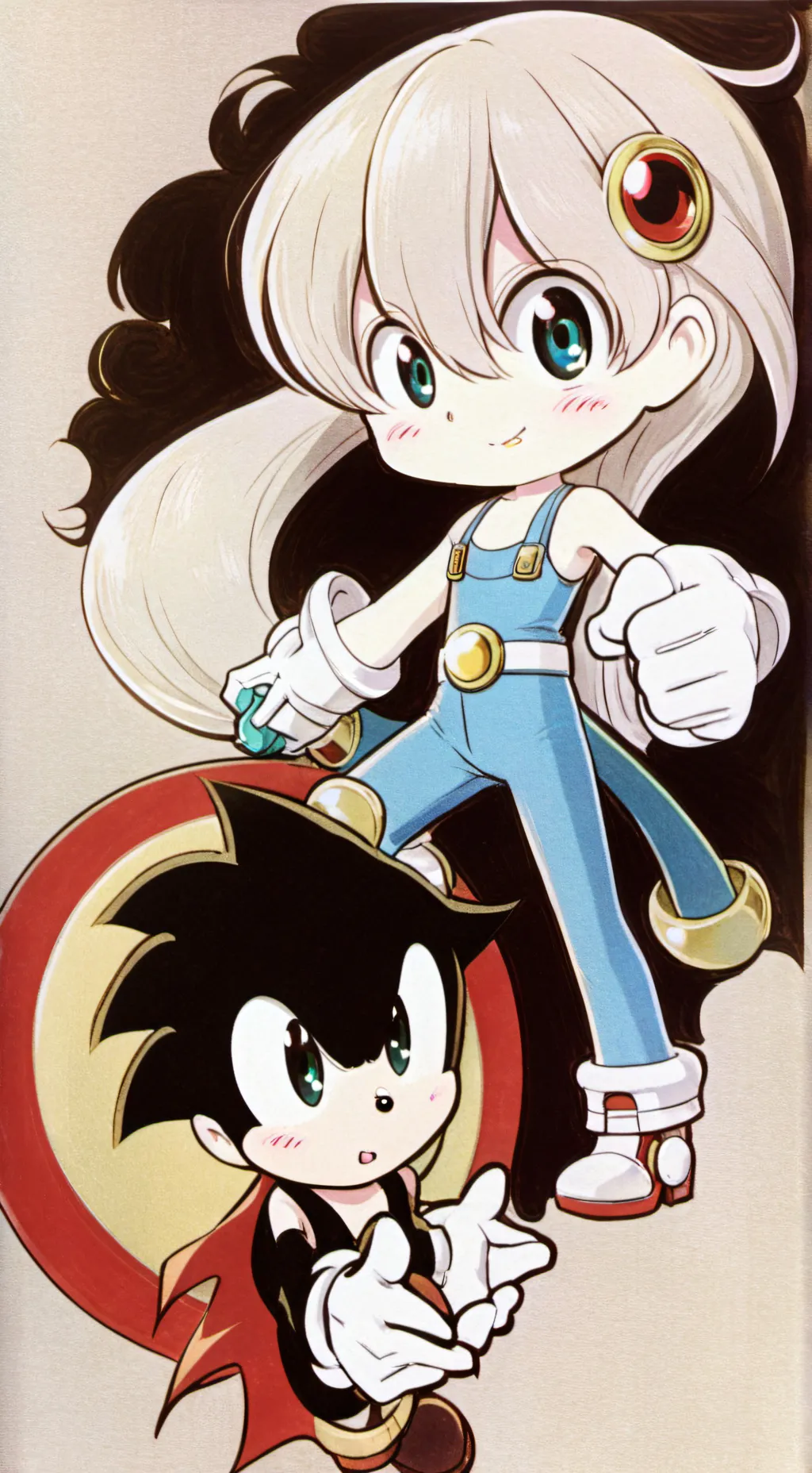 ai character: Rewrite Sonic background