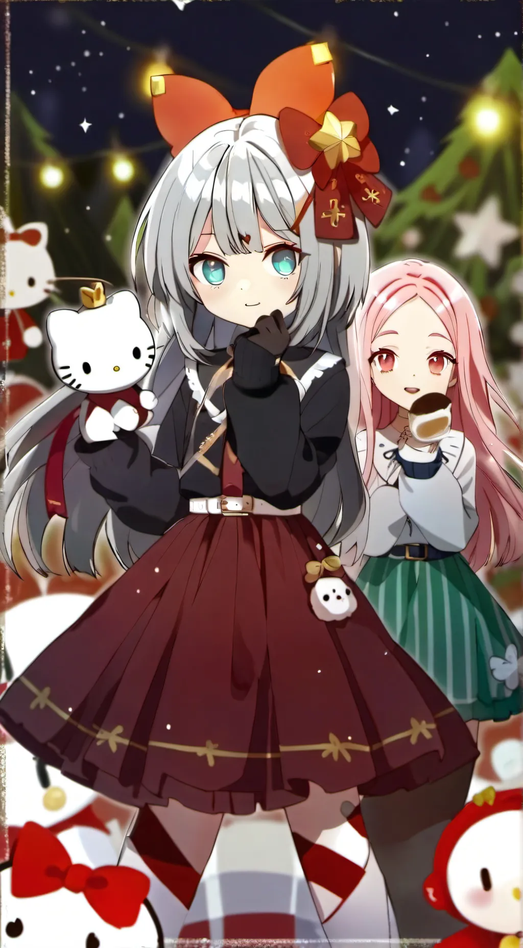 ai character: Kitty girls😺 background