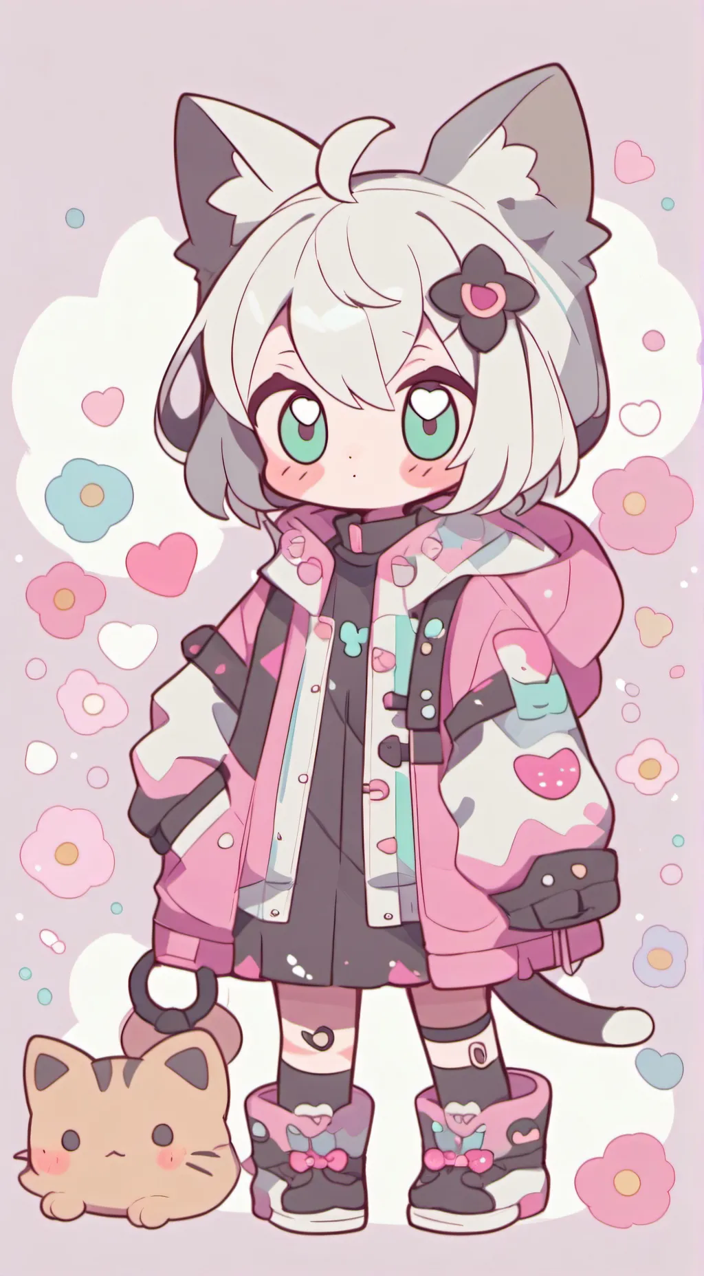 ai character: remake of ocs! background