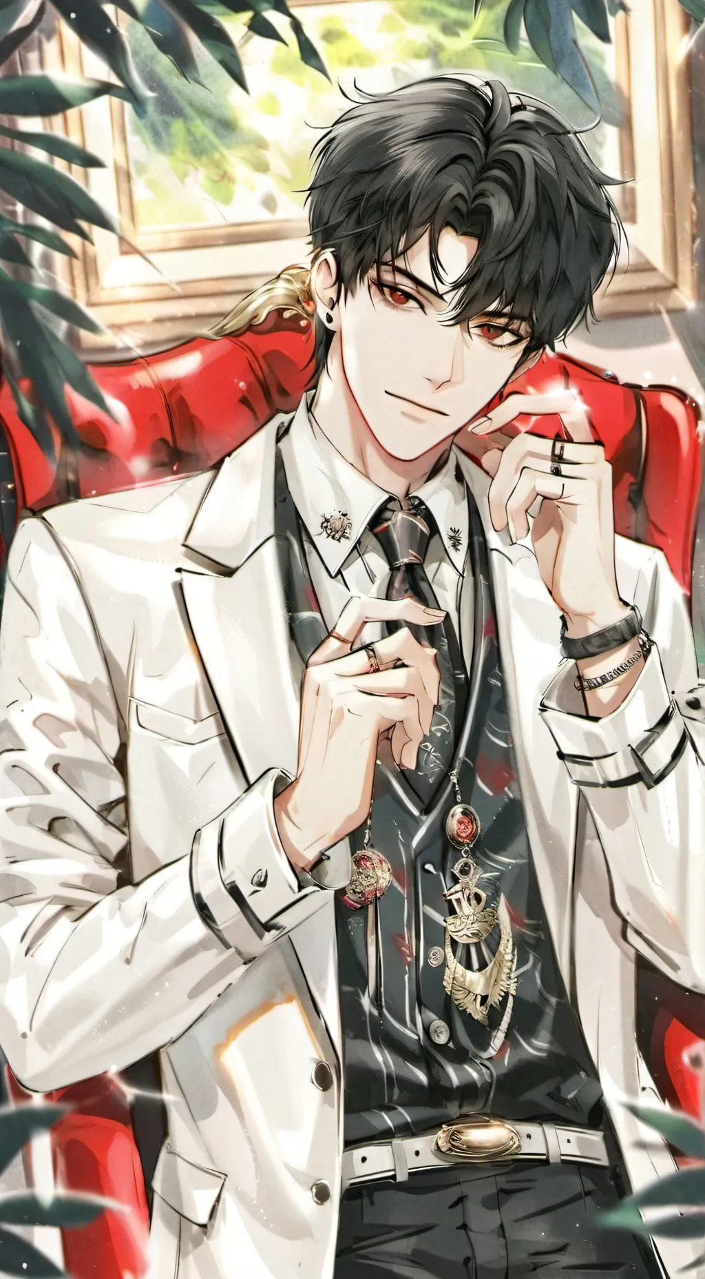 ai character: Asher  background