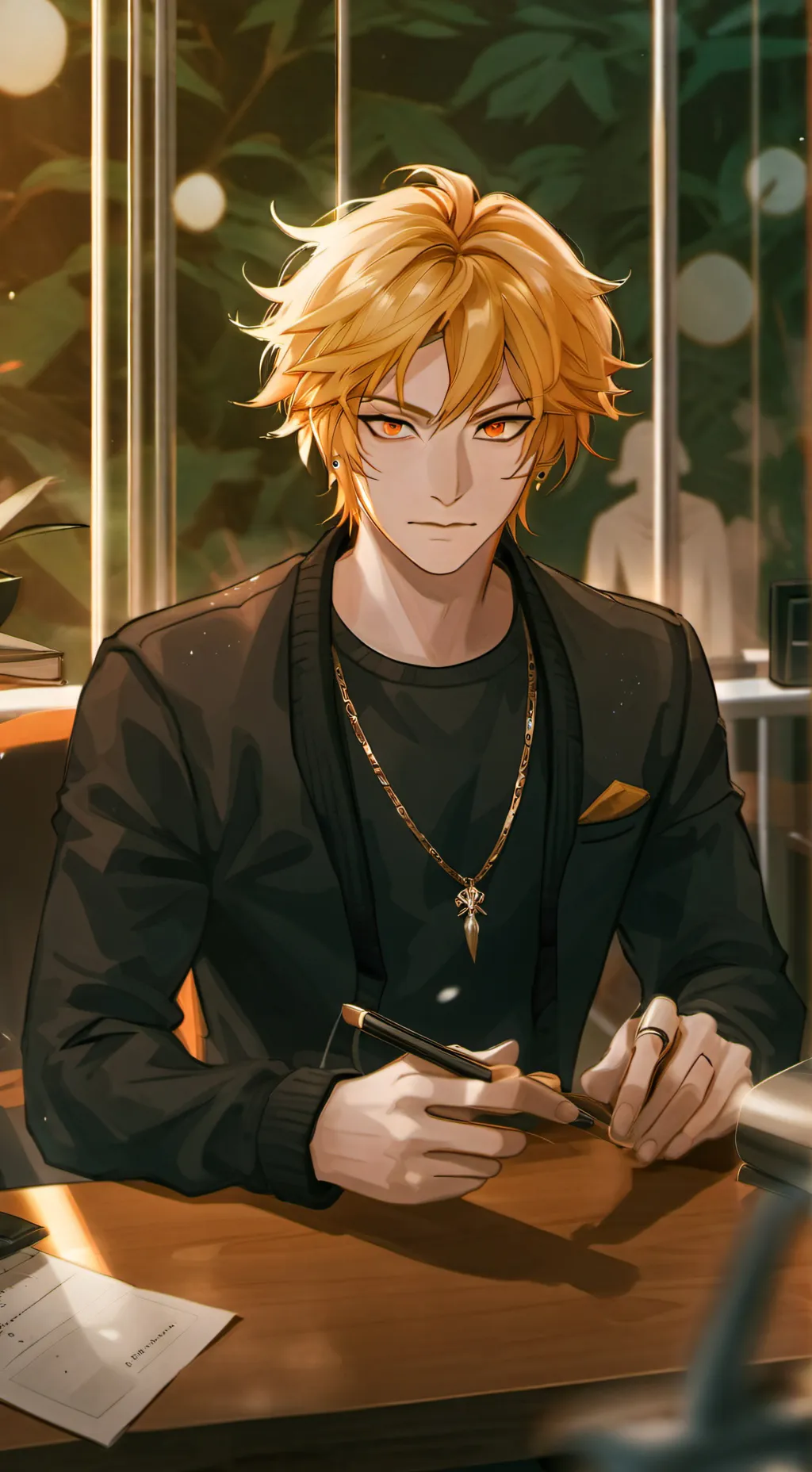 ai character: entrevista background