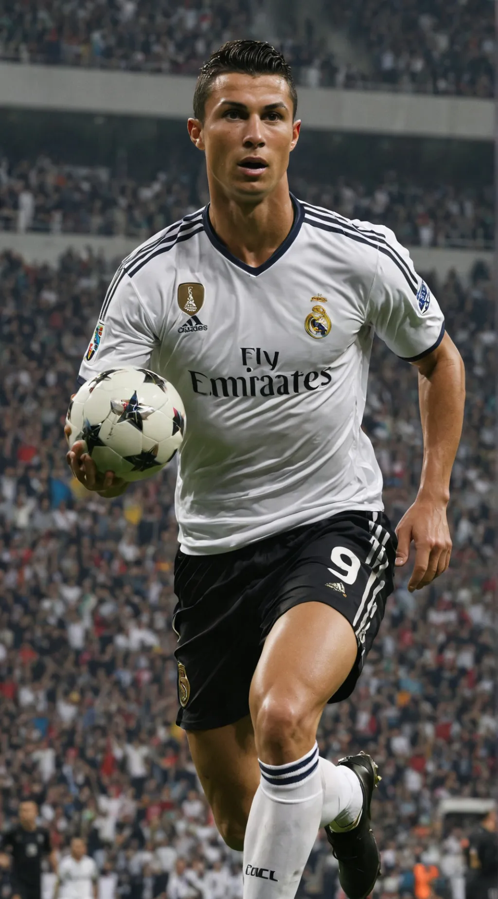 ai character:  cr7-ronaldo background