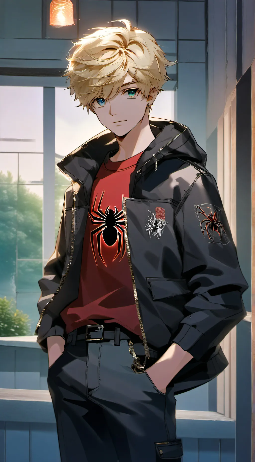 ai character: Christopher  background